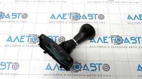 Gear knob Audi Q5 8R 12-17 black leather, worn, chrome swollen