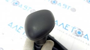 Gear knob Audi Q5 8R 12-17 black leather, worn, chrome swollen