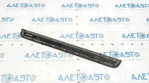 Door sill trim outer front right Audi A4 B8 08-16 sedan black, with chrome trim, broken guides, worn