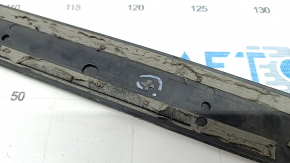 Door sill trim outer front right Audi A4 B8 08-16 sedan black, with chrome trim, broken guides, worn