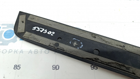 Door sill trim outer front right Audi A4 B8 08-16 sedan black, with chrome trim, broken guides, worn