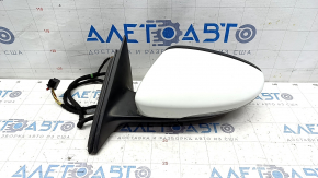 Side mirror left VW Passat b8 16-19 USA 10+2 pins, turn signal, BSM, heated, white