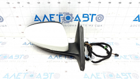 Side mirror right VW Passat b8 16-19 USA 10+2 pins, turn signal, BSM, heated, white, chip
