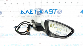 Side mirror right VW Passat b8 16-19 USA 10+2 pins, turn signal, BSM, heated, white, chip