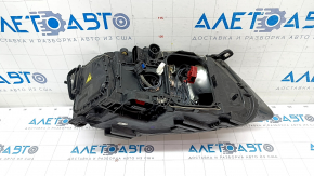 Headlight front left bare Audi Q5 8R 13-17 xenon, adaptive, broken mount, reflector defect