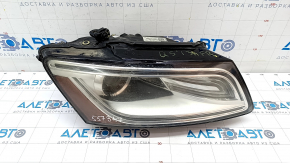 Headlight front right bare Audi Q5 8R 13-17 xenon, adaptive, driftwood, glass dirty from the inside