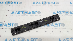 Door sill trim rear left outer Acura MDX 07-13 black, with chrome trim, corrosion