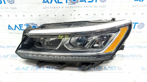 Headlight front left VW Passat b8 16-19 USA complete LED, sand