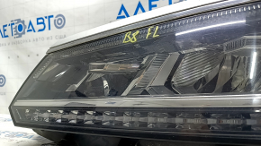 Headlight front left VW Passat b8 16-19 USA complete LED, sand
