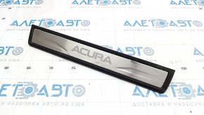Door sill trim rear right outer Acura MDX 07-13 black, with chrome trim, corrosion