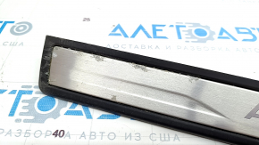 Door sill trim front left outer Acura MDX 07-13 black, with chrome trim, corrosion
