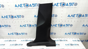 Center pillar trim lower right Audi Q5 8R 09-17 black, scratches