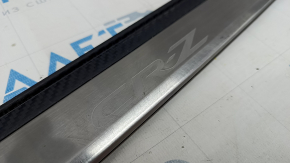 Door sill trim front left Honda CRZ 11-16 black carbon, worn