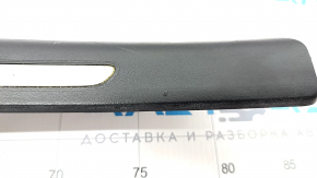 Door sill outer rear right Audi Q5 8R 13-16 hybrid black with chrome, scratches