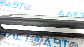 Door sill outer front right Audi Q5 8R 13-16 hybrid black with chrome, scratches, broken fastening