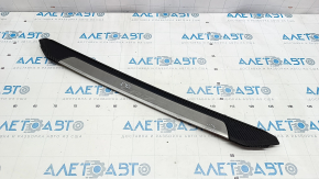 Door sill trim front right Honda CRZ 11-16 black carbon, worn, bumps