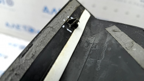 Door sill outer front right Audi Q5 8R 13-16 hybrid black with chrome, scratches, broken fastening