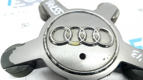 Central cap for Audi Q5 8R 09-17 127mm disk, type 1, painted, chrome finish