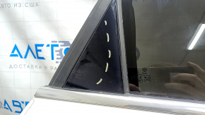 Door assembly rear right VW Passat b8 16-19 USA white LC9A, spider web on triangle