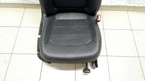 Passenger seat VW Passat b8 16-19 USA with airbag, mechanical, heated, leather black