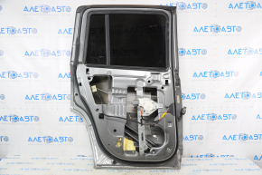 Door assembly rear left Jeep Compass 11-16 graphite PDM dent, film peeled off