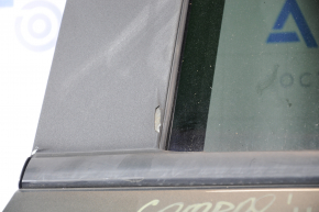 Door assembly rear left Jeep Compass 11-16 graphite PDM dent, film peeled off