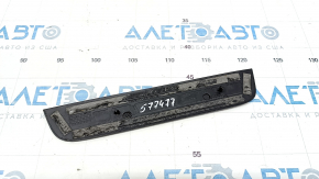 Door sill trim outer rear left Audi A4 B8 08-16 sedan, black, with chrome trim, worn