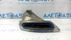 Muffler tip right Ford Fusion mk5 13-20 for 2 pipes, rusty, scuffs