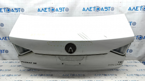 Trunk lid VW Passat b8 16-19 USA white LC9A, dented, bumps
