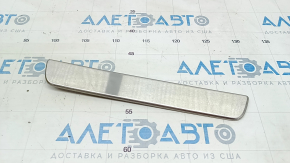 Door sill trim rear left outer Infiniti JX35 QX60 13- chrome, type 1, missing seal, worn, missing fastener