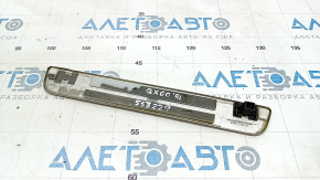 Door sill trim rear left outer Infiniti JX35 QX60 13- chrome, type 1, missing seal, worn, missing fastener