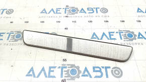 Door sill trim rear left outer Infiniti JX35 QX60 13- chrome, type 1, worn, butt