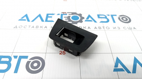 Rear left window lift control trim BMW 5 G30 17-23 black