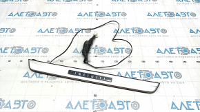 Door sill trim front left outer Infiniti QX30 17- with chrome, with backlight, worn