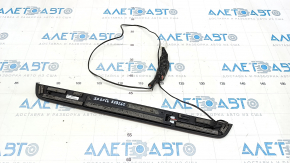 Door sill trim front left outer Infiniti QX30 17- with chrome, with backlight, worn