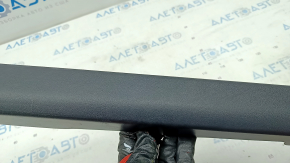 Door sill trim front right Toyota Prius 30 10-15 black, scratches, broken fastener