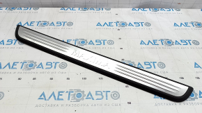 Door sill trim front right outer Nissan Maxima A36 16-23 chrome, worn, bump