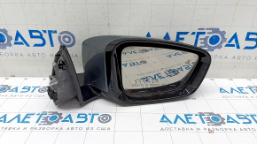 Side mirror right BMW 5 G30 17-23 5 pins, BSM, heated, turn signal, gray C2Y