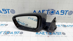 Left side mirror BMW 5 G30 17-23 5 pins, BSM, heated, turn signal, auto-dimming, gray C2Y