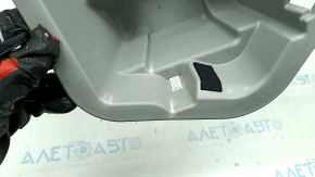 Left trunk box Toyota Prius 30 12-15 plug-in, gray, plastic turned white