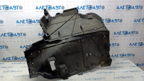 Fuel tank guard assembly Toyota Prius 30 10-15 2 parts dented, broken fastening, tear, abrasions