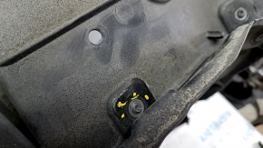 Fuel tank guard assembly Toyota Prius 30 10-15 2 parts dented, broken fastening, tear, abrasions