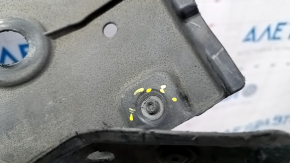 Fuel tank guard assembly Toyota Prius 30 10-15 2 parts dented, broken fastening, tear, abrasions