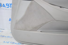 Door trim card front right Lexus ES350 07-09 gray leather, dry cleanable, scratches