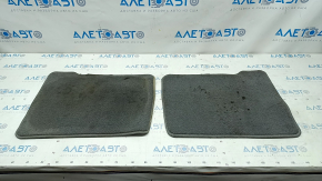 Set of mats Toyota Prius 30 10-15 cloth gray, plug-in, for dry cleaning