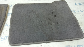 Set of mats Toyota Prius 30 10-15 cloth gray, plug-in, for dry cleaning