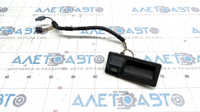 Rear view camera with handle and trunk release button VW Passat b8 16-19 USA broken latch