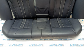 Rear row of seats 2 row BMW 5 G30 17-23 leather dark blue, Sport line, scratches