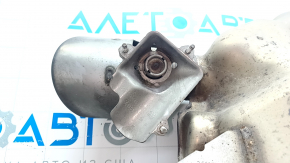 Muffler rear part with barrels Audi Q5 8R 13-17 2.0T, hybrid with damper, and chrome tips