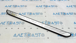 Door sill trim outer front right Nissan Murano z52 15- chrome, crack in fastening, worn